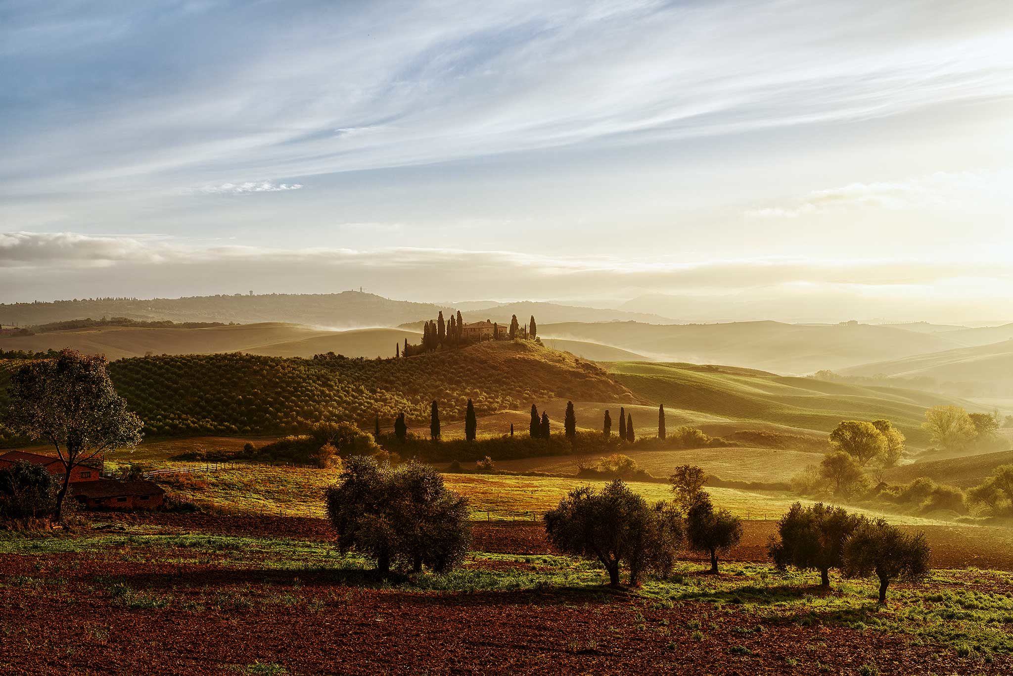 Toskana, Val d'Orcia, Herbst, Workshop, Workshops, Fotografie, Panorama, Photography, Ernst Merkhofer, Fotograf
