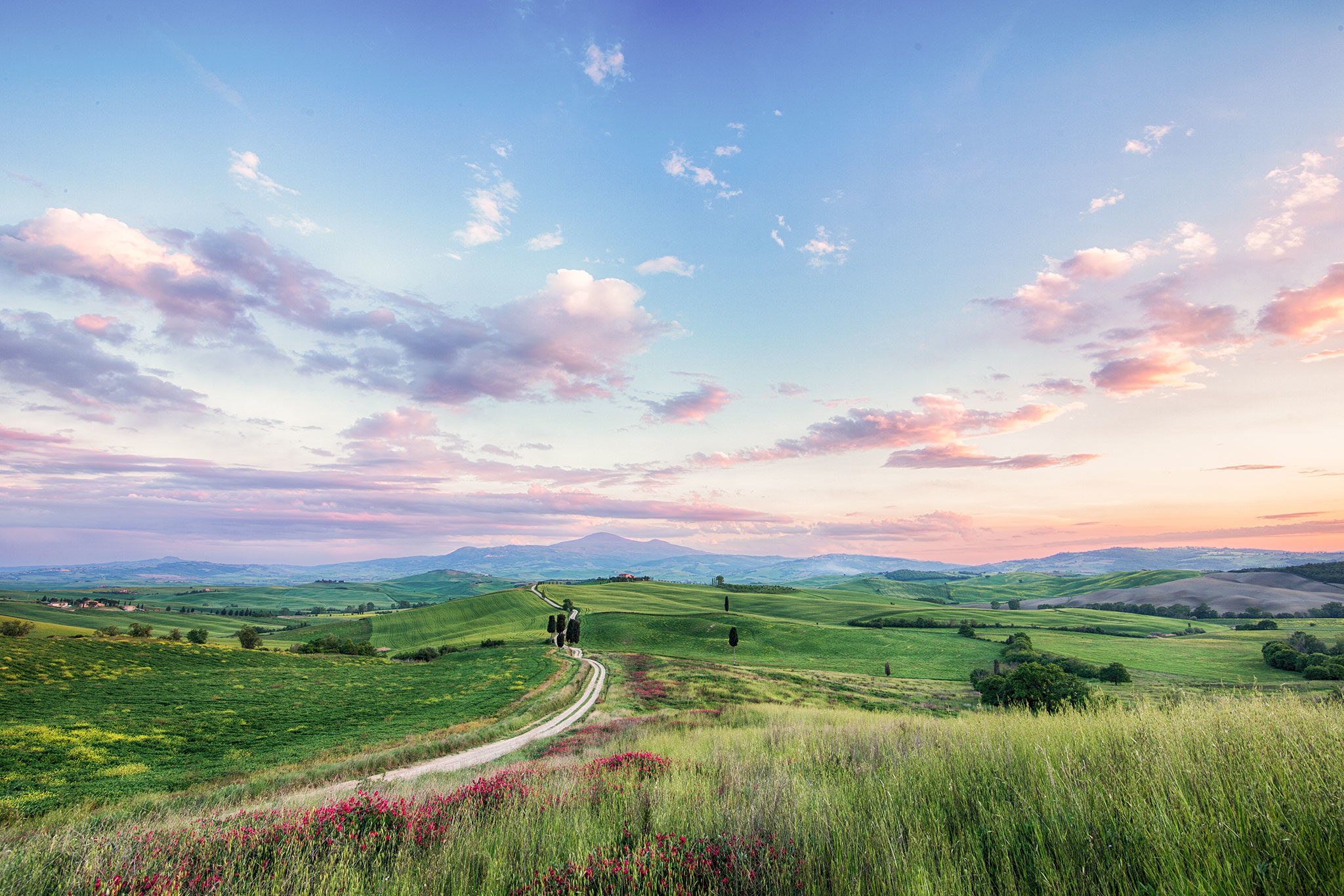Toskana, Val d'Orcia, Fotoworkshop Frühling,Toskana, Frühling, Workshop, Workshops, Fotografie, Panorama, Photography, Ernst Merkhofer, Fotograf